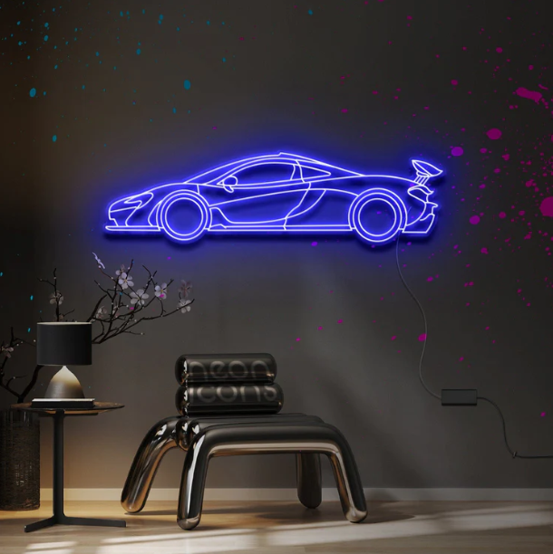 Mclaren P1 Neon Car Sign